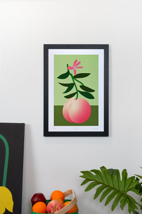 Peach Print