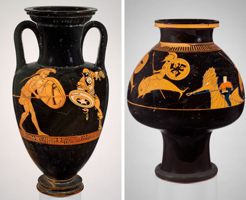 Inspiration of the ancient vase canvas art collection