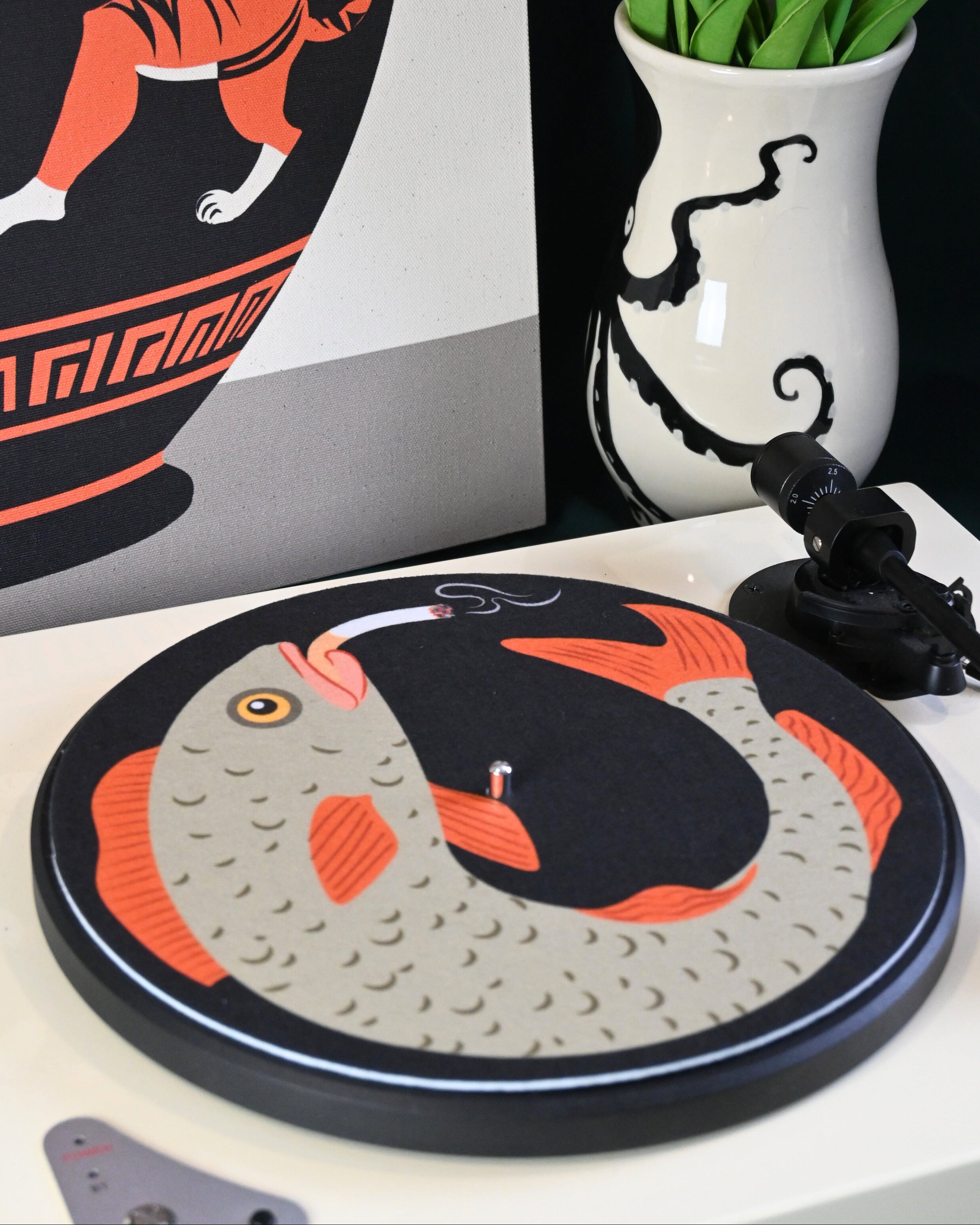 "Fishtown" Vinyl Record Slipmat Turntable Accessory-2