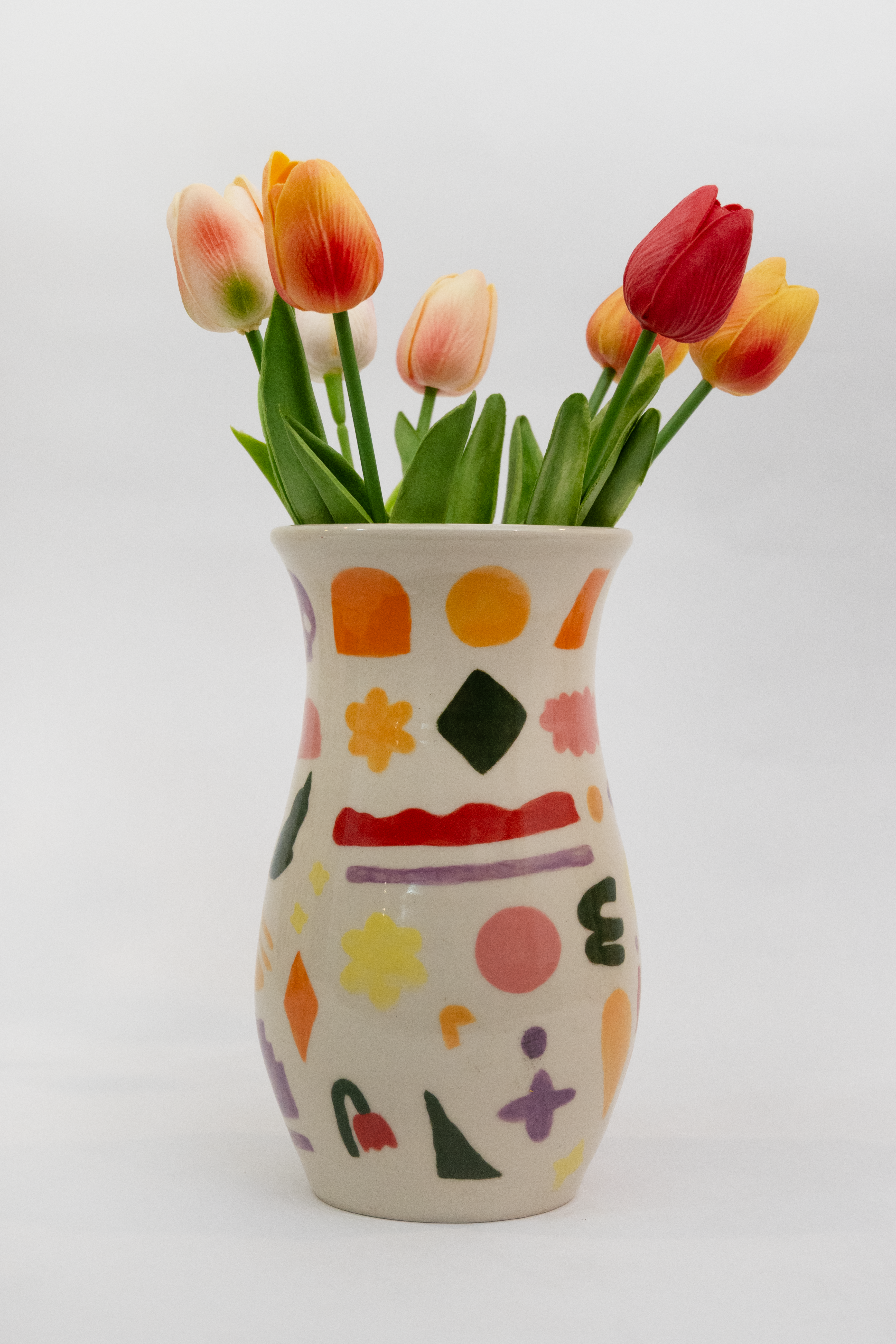 Ceramic "June Drop Wingdings" Vase-3