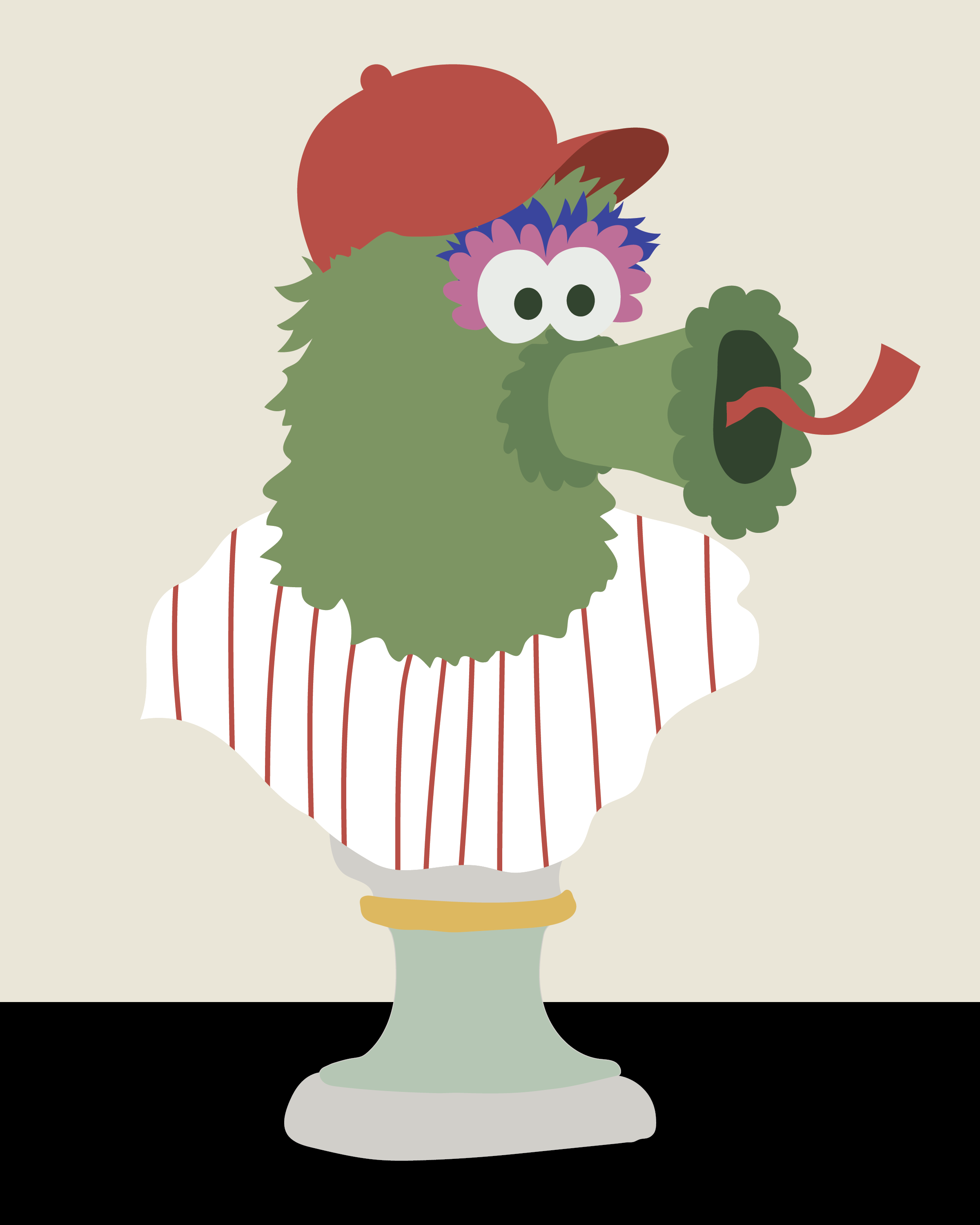 Phillie Bust Print