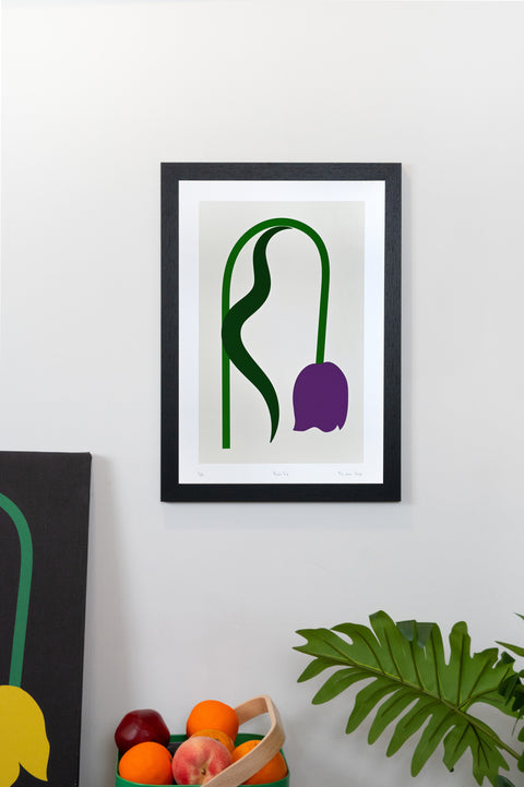 Purple Tulip Print