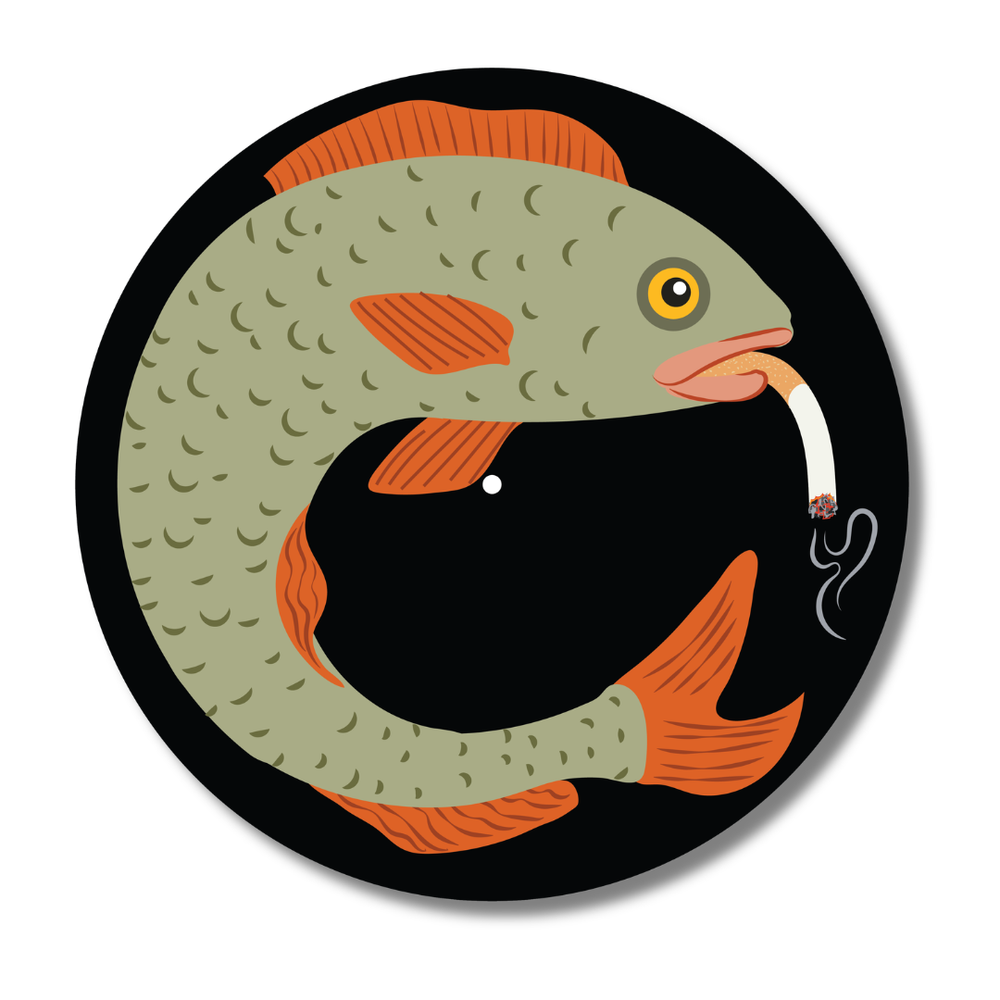 "Fishtown" Vinyl Record Slipmat Turntable Accessory