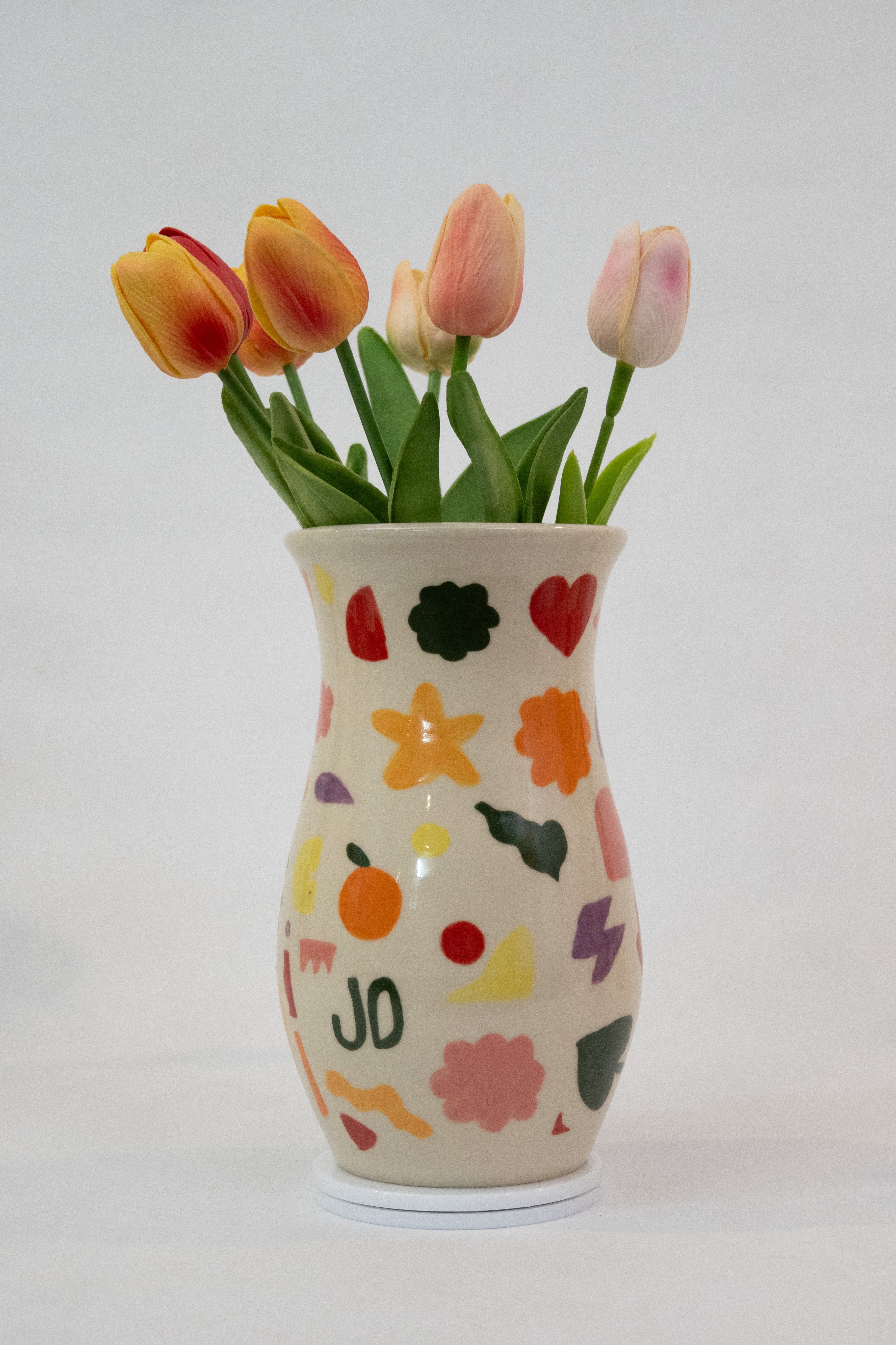 Ceramic "June Drop Wingdings" Vase-4