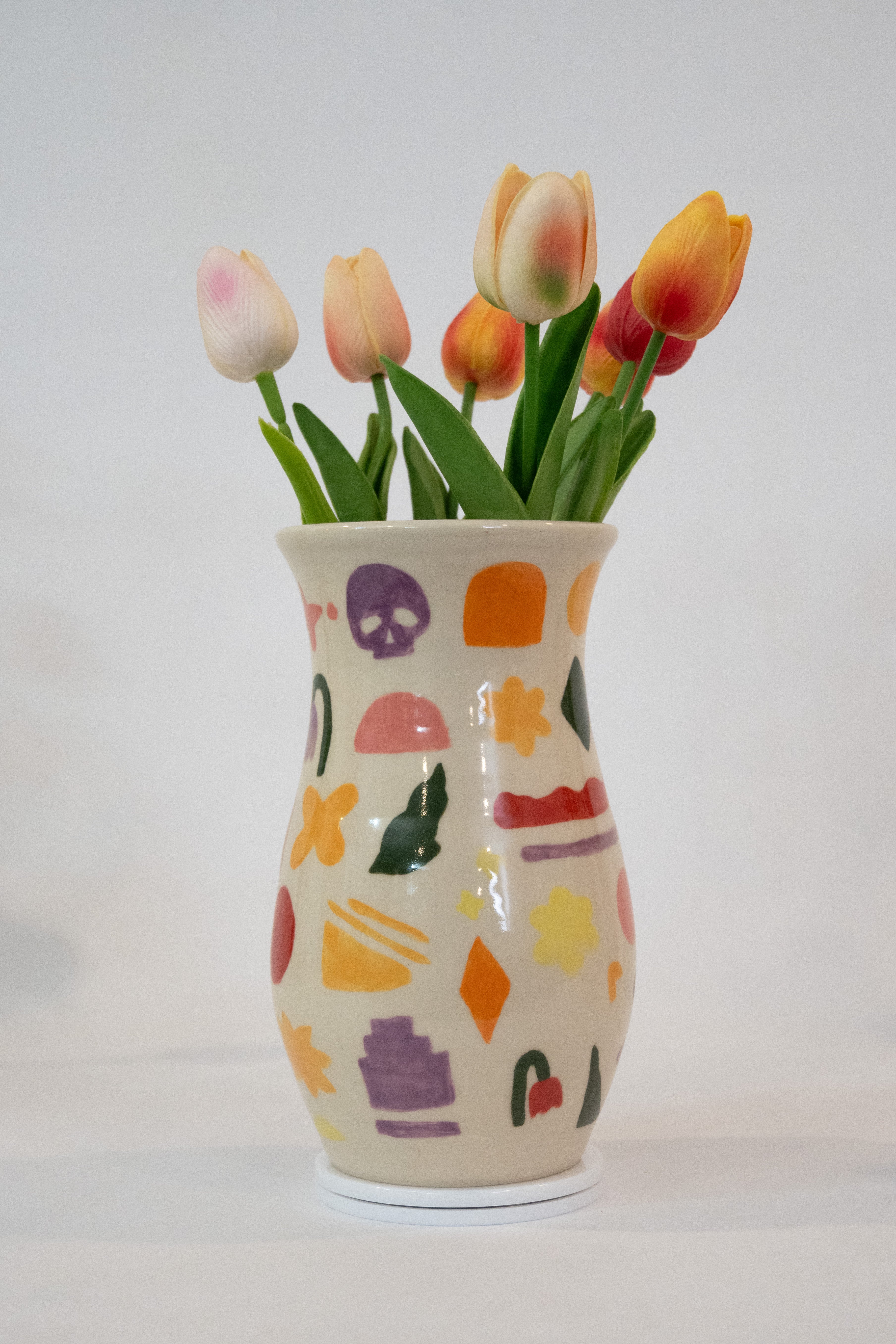 Ceramic "June Drop Wingdings" Vase-2